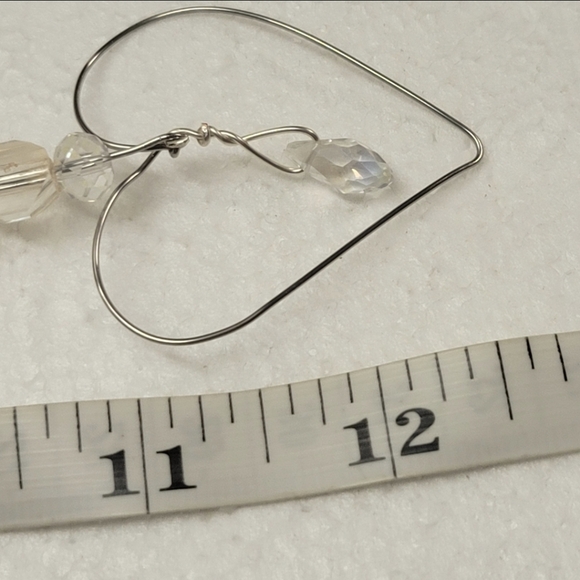 Silver, Orange, and Clear Bead Suncatcher - Picture 8 of 8